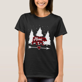 Camiseta Família Mami Bear Buffalo Red Xadrez Correspondent