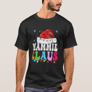 Camiseta Família Mammie Claus Engraçada Xmas Correspondente