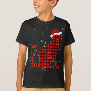 Camiseta Família Matando Buffalo Xadrez Siamesa Cat Christm