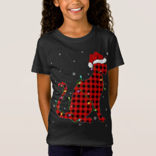 Camiseta Família Matando Buffalo Xadrez Siamesa Cat Christm