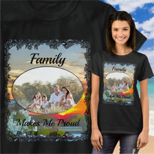 Camiseta Família Me Faz Orgulhoso Sunset 2295