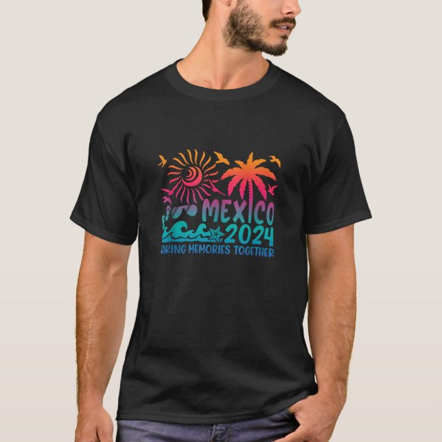 Camiseta Família México Férias 2024 Memórias do Fazer Junto (Frente)