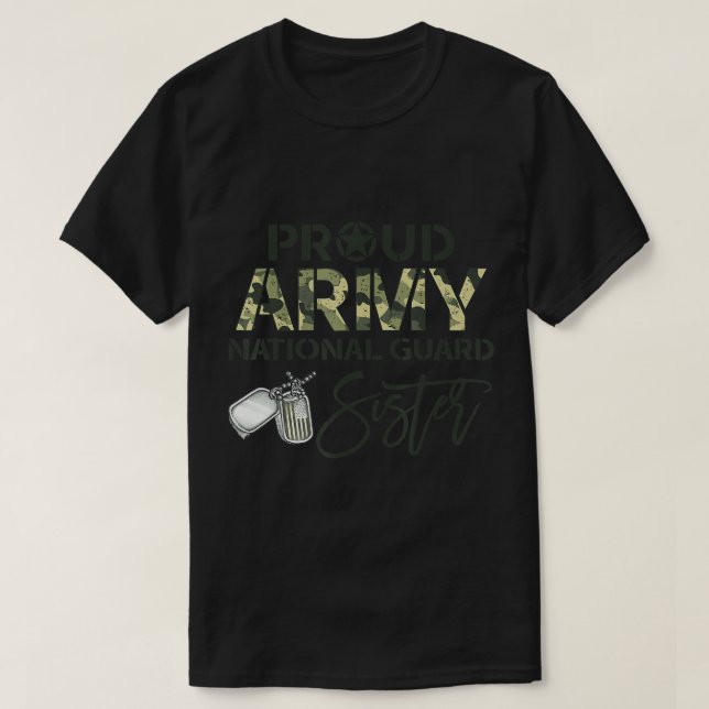 Camiseta Família Militar Guarda Nacional do Exército Orgâni (Frente do Design)