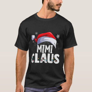 Camiseta Família Mimi Claus Xmas Correspondendo Vovó Engraç
