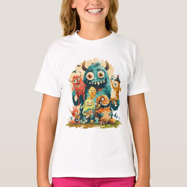 Camiseta Família Monster (Frente)