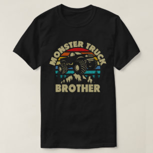 Camiseta Família Monster Truck Brother Matching