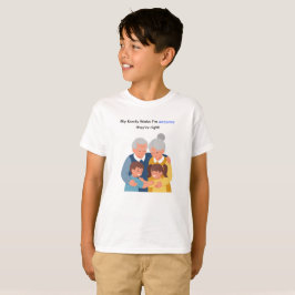 Camiseta Família multigeracional alegre