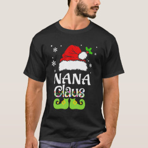 Camiseta Família Nana Claus Correspondente Nana Claus Pajam