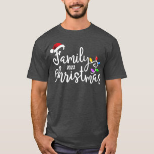 Camiseta Família Natal 2022 Família Bonita Natal 2022 P