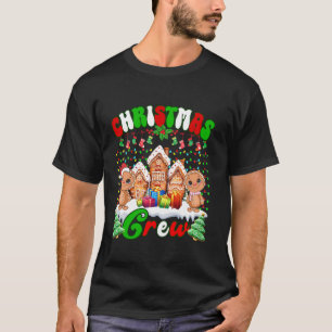 Camiseta Família Natal Tripulação Engraçado Biscoito Ginger