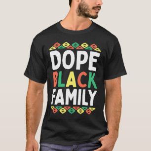 Camiseta Família Negra Americana de História Negra