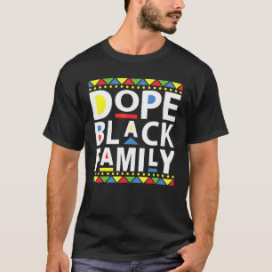 Camiseta Família Negra Reunindo-se ao G Africano-Americano