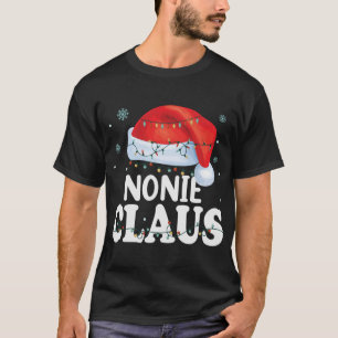 Camiseta Família Nonie Claus Xmas Correspondendo Engraçado