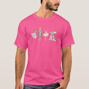 Camiseta Família Noz-Cracker Natal Xmas Correspondendo pija