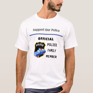 Camiseta Família oficial da polícia 