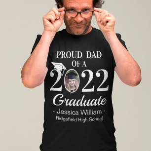 Camiseta Família Orgulhosa De Graduação Personalizada Com F