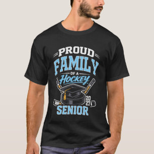Camiseta Família Orgulhosa de uma Turma Sênior de Hockey Gr