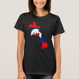 Camiseta Família Orgulhosa e Bandeira Patriótica do País La