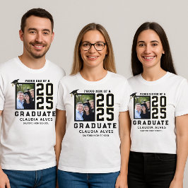 Camiseta Família Orgulhosa - Graduação de Correspondência P