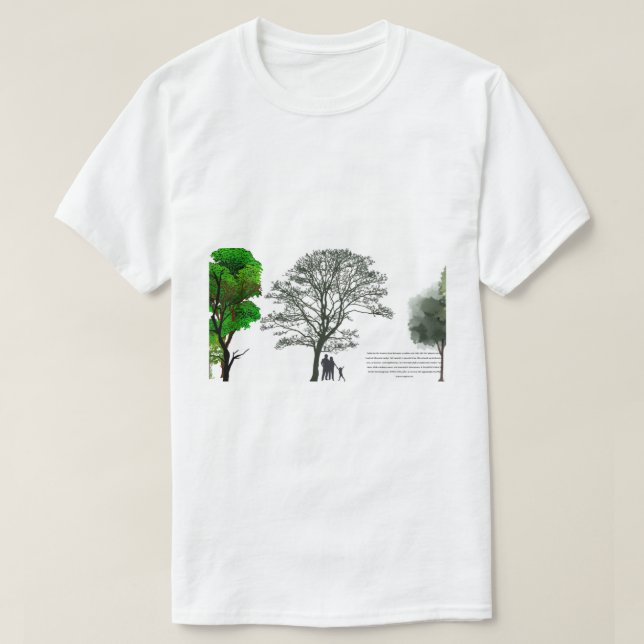 Camiseta família pacífica (Frente do Design)