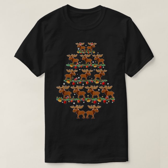 Camiseta Família Pajama Define A Matança De Natal Mose Xmas (Frente do Design)