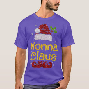 Camiseta Família Pajama Natal Nonna Claus Matando Xmas