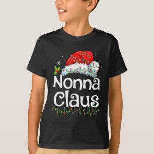 Camiseta Família Pajama Natal Nonna Claus Matando Xmas