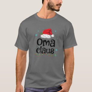 Camiseta Família Pajama Natal Oma Claus Matando Xmas
