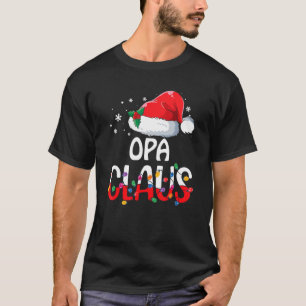 Camiseta Família Pajama Natal Opa Claus Matando Xmas