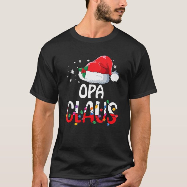 Camiseta Família Pajama Natal Opa Claus Matando Xmas (Frente)