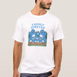 Camiseta FAMÍLIA PARA SEMPRE Lindos Azulejos