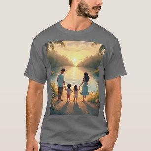 Camiseta Família para sempre: O amor nos une