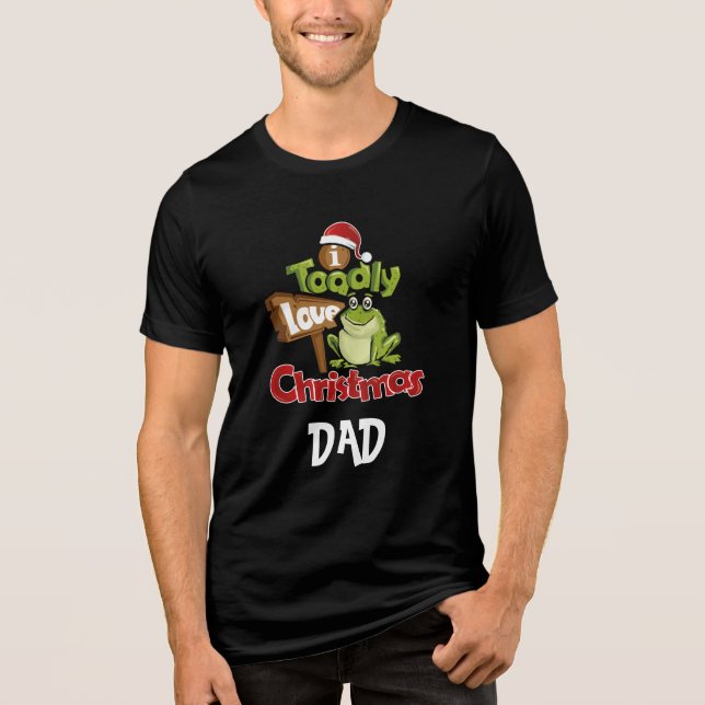 Camiseta Família Personalizada Adora Pai de Natal (Frente)
