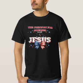Camiseta Família Personalizada América Precisa de Jesus