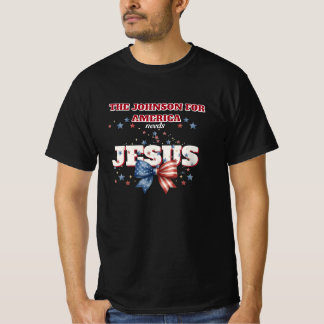 Camiseta Família Personalizada América Precisa de Jesus