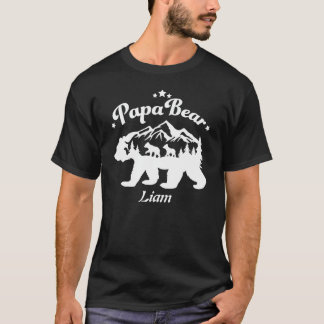Camiseta Família Personalizada de Pais do Papa Bear