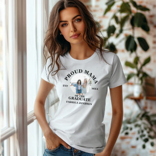 Camiseta Família Personalizada Orgulhosa mãe do Formando