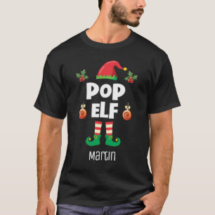Camiseta família pop elf que combina com o nome da roupa de