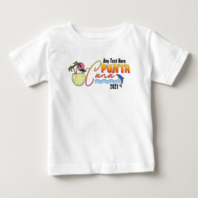 Camiseta Família Punta Cana Vacation Beach Correspondente a (Frente)