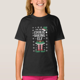 Camiseta Família Que Corresponde Ao Natal Do Cookie Baking
