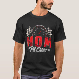 Camiseta Família Race Car Festa de aniversário Corrida Mãe
