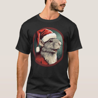 Camiseta Família Rat Christmas