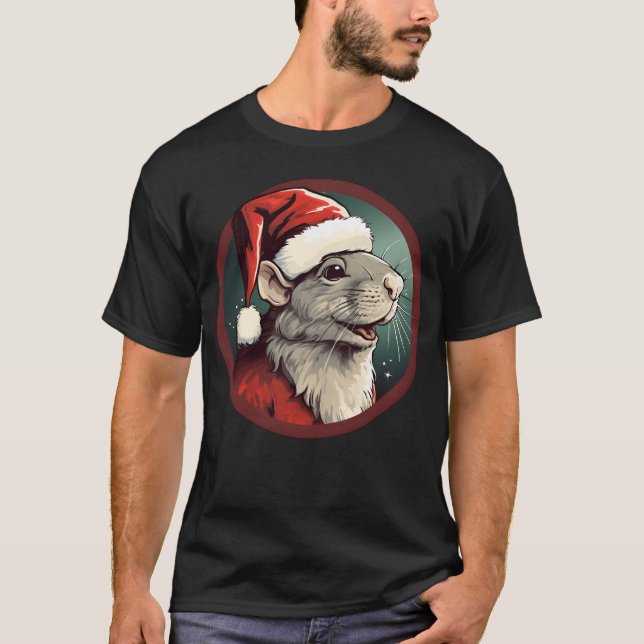 Camiseta Família Rat Christmas (Frente)