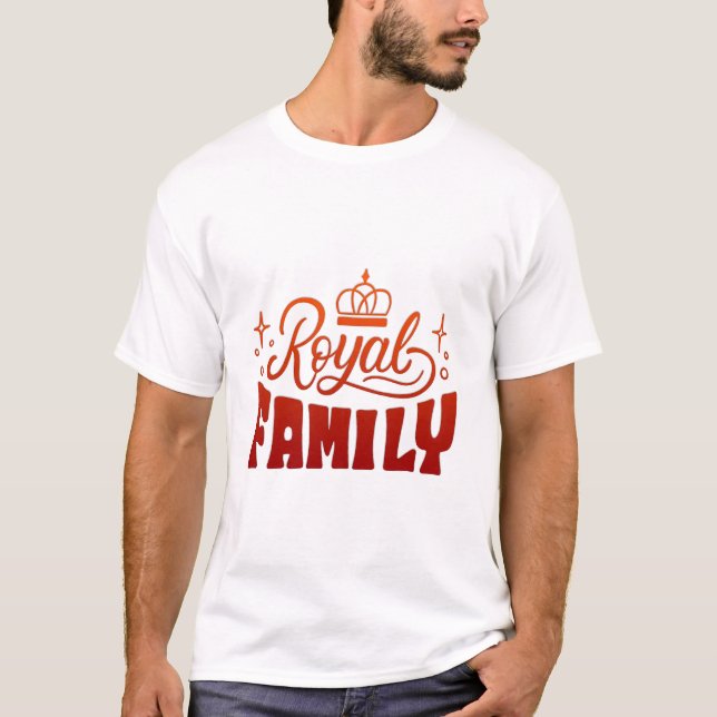 Camiseta família real (Frente)