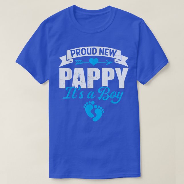 Camiseta Família Retro Nova Pappy Orgulhosa É um Menino Gên (Frente do Design)