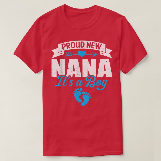 Camiseta Família Retro Orgulhosa Nova Nana É uma Reve de Gê (Frente do Design)