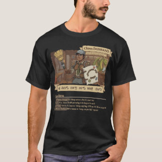 Camiseta Família RPG - Classe Marido SA - com STATS