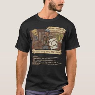 Camiseta Família RPG - Marido Classe NA com STATS