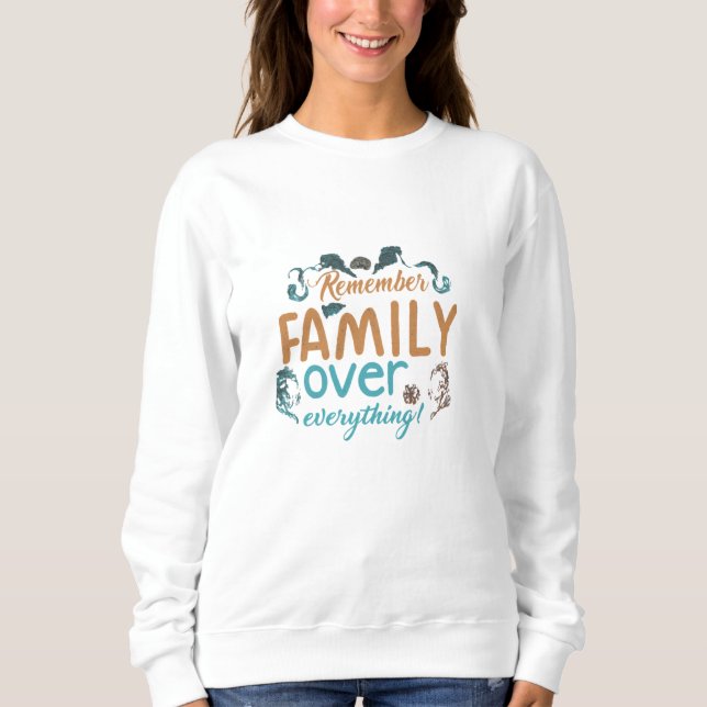 Camiseta Família sobre tudo (Frente)
