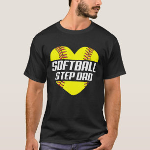Camiseta Família Softball Player Oferece Pai Softball Step